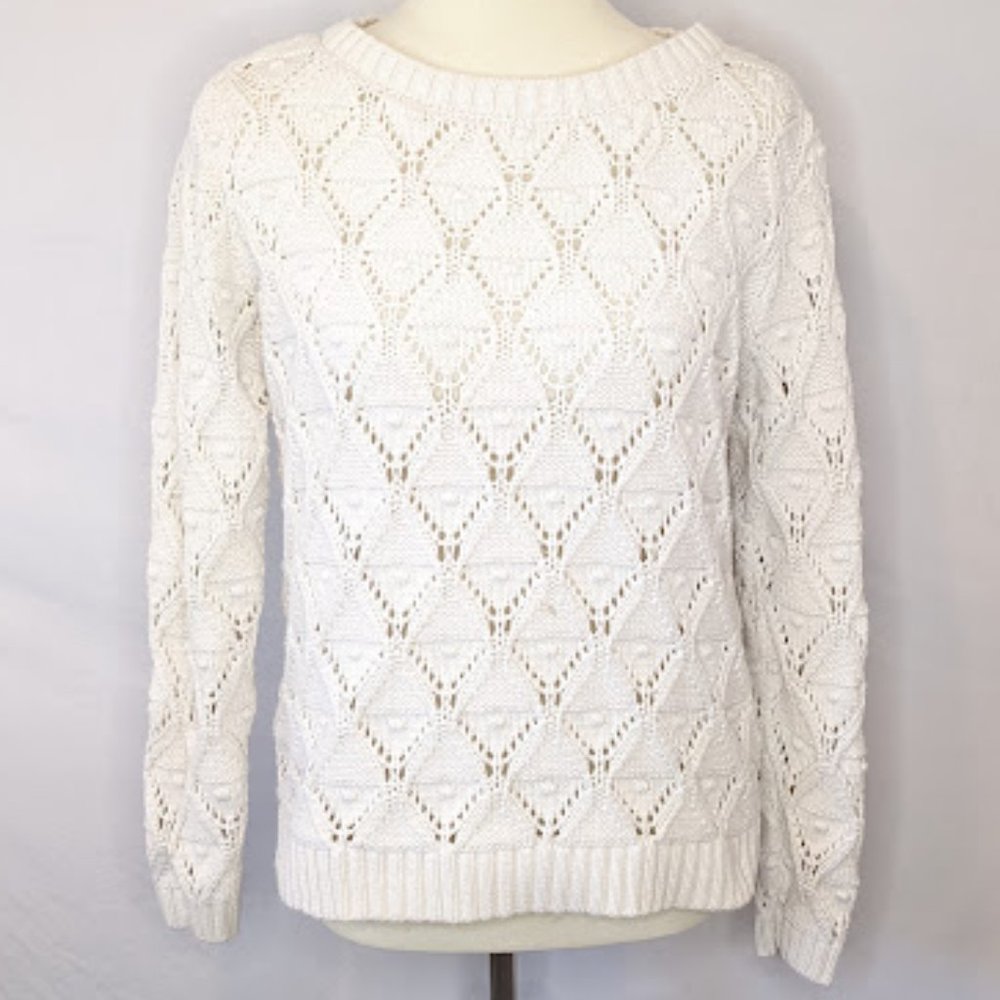 Tommy Hilfiger Off White Sweater Sz L